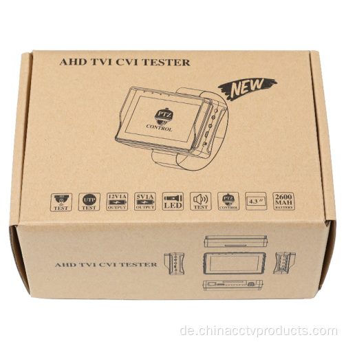 4.3 &quot;TFT CCTV -Sicherheitsfeldtestmonitor